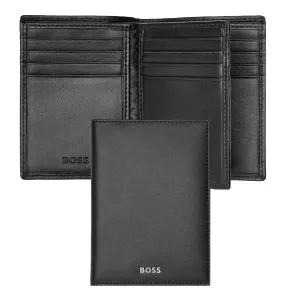 HUGO BOSS HLF403A-Card holder trifold Classic Smooth Black