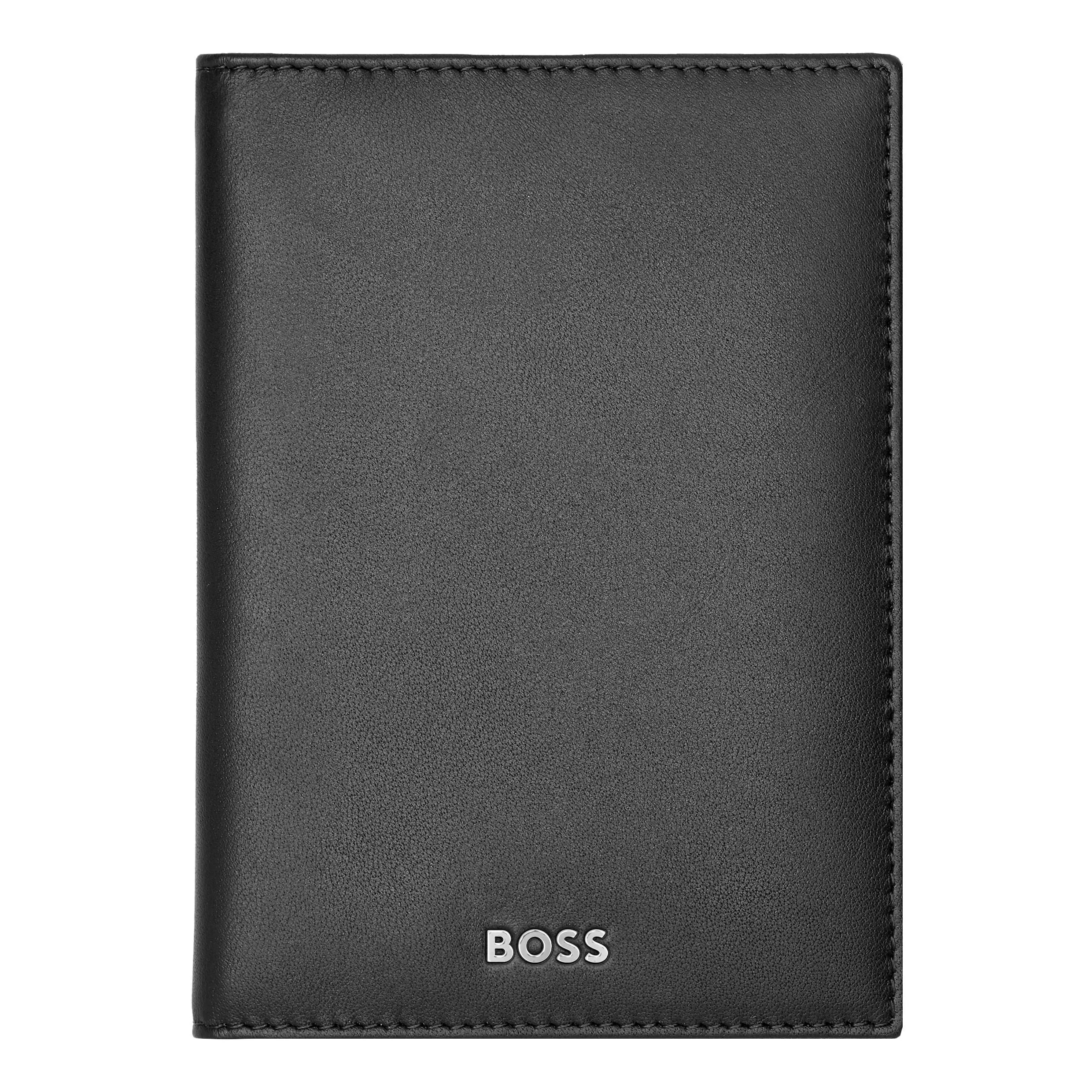 HUGO BOSS HLF403A-Card holder trifold Classic Smooth Black