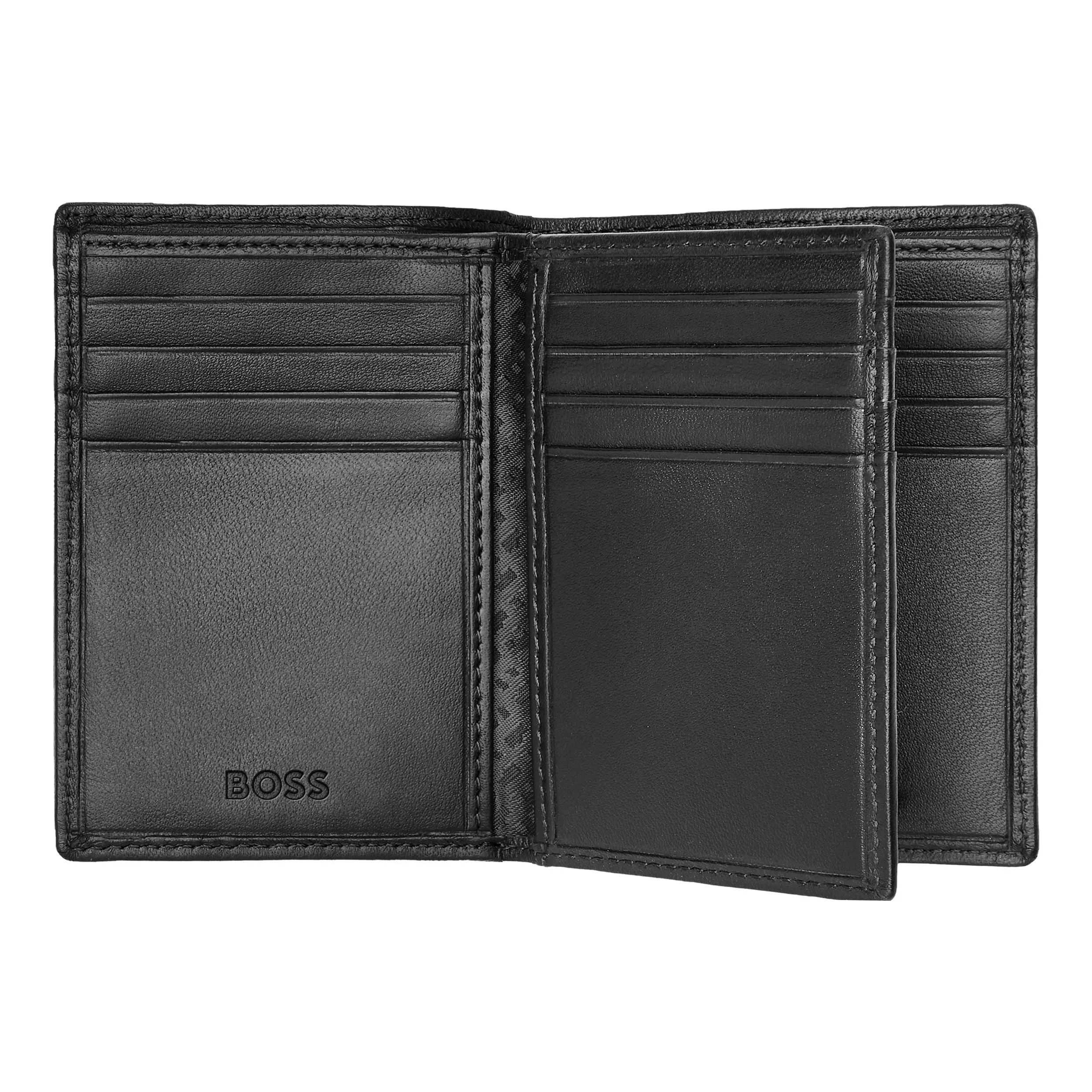 HUGO BOSS HLF403A-Card holder trifold Classic Smooth Black