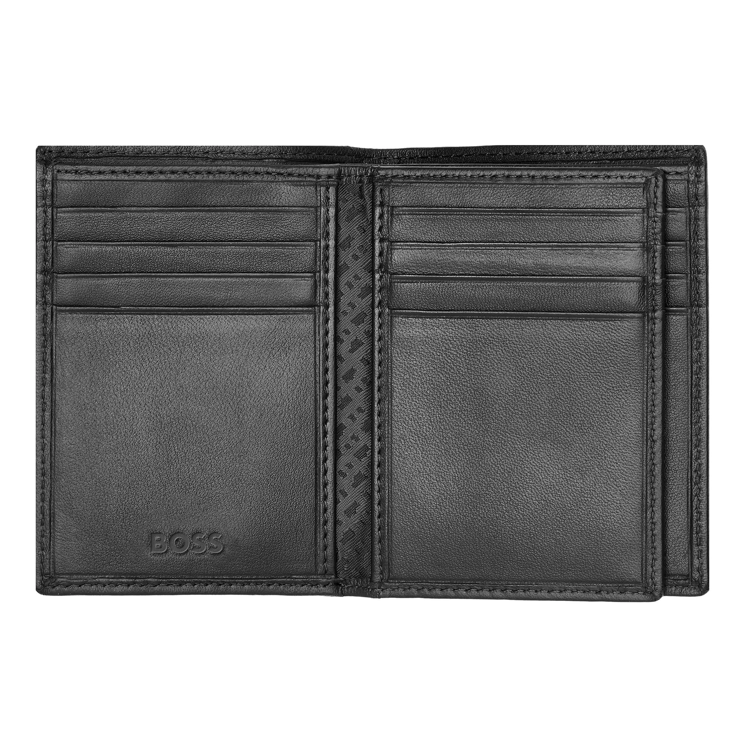 HUGO BOSS HLF403A-Card holder trifold Classic Smooth Black