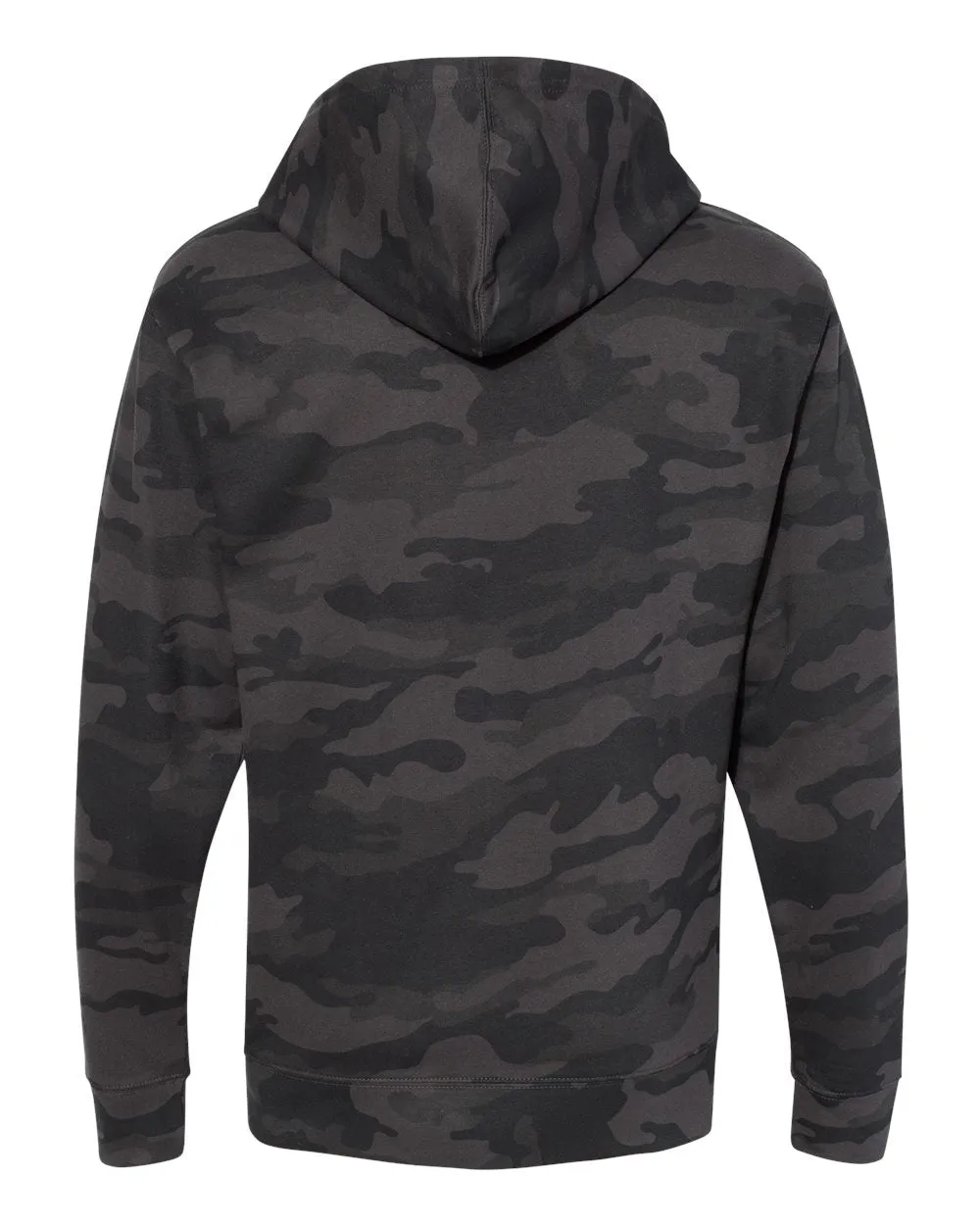 Independent Trading Co. Midweight Hooded Sweatshirt Black Camo