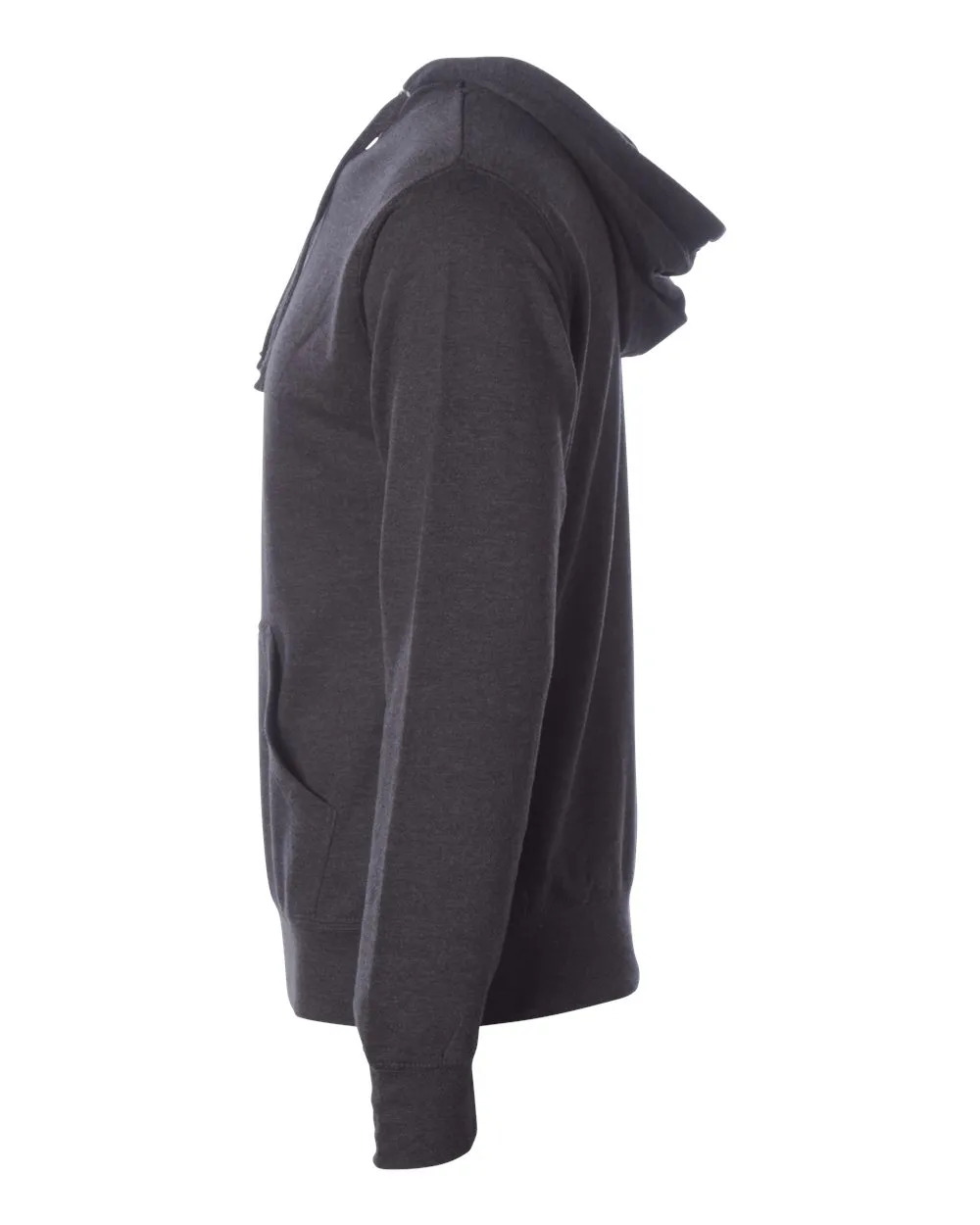 Independent Trading Co. Midweight Hooded Sweatshirt Charcoal Heather