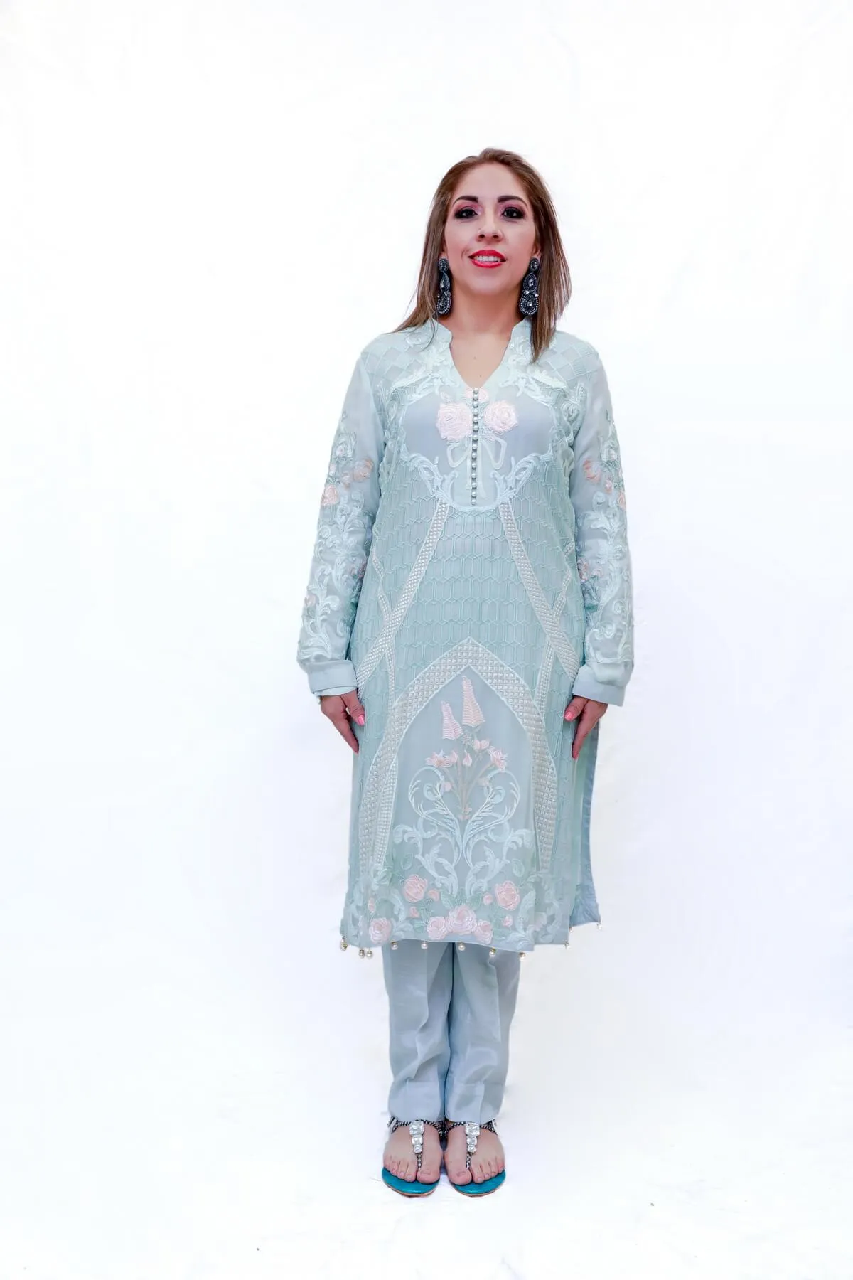 Indian Pakistani Embroidery Dress