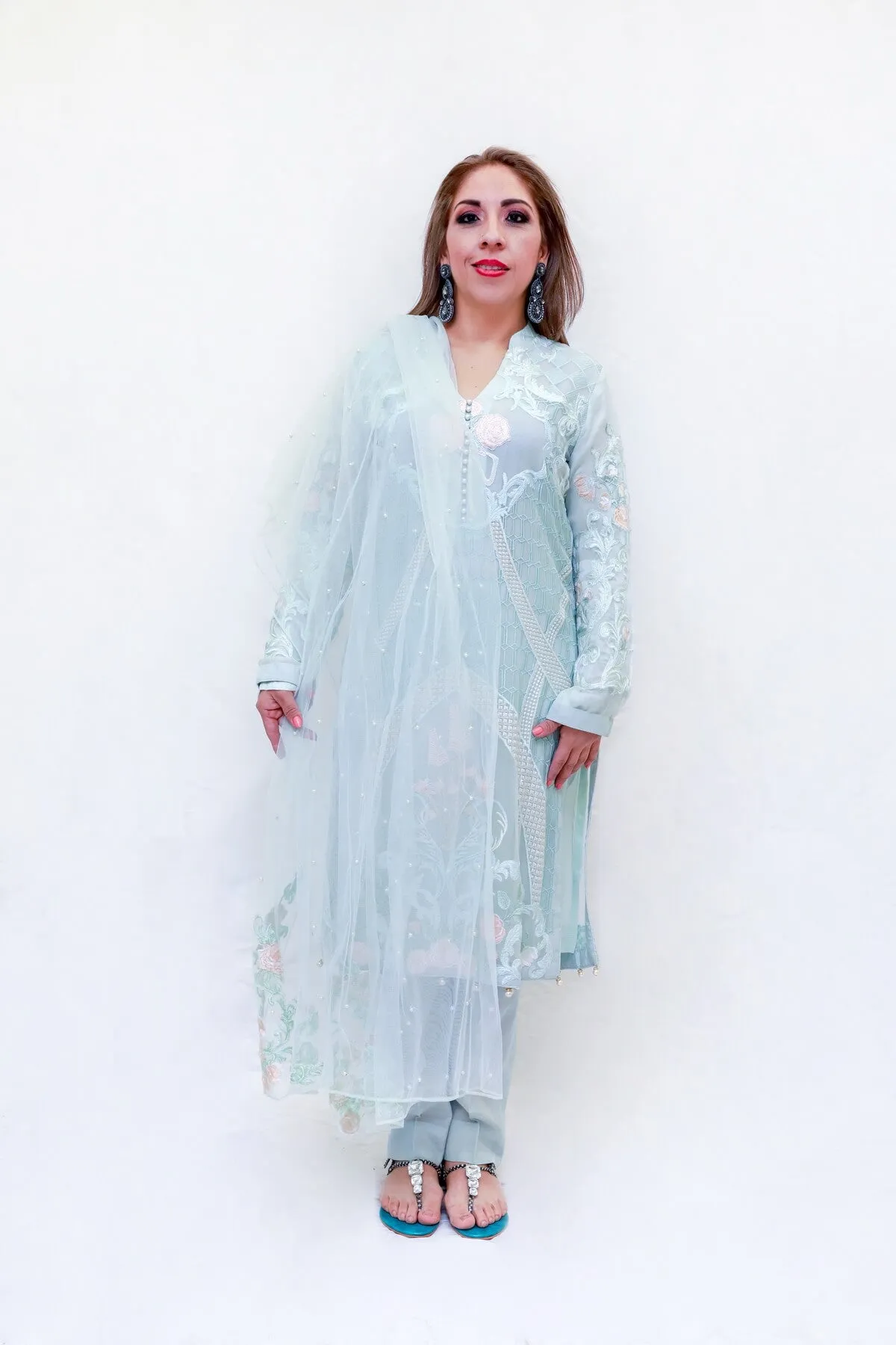 Indian Pakistani Embroidery Dress