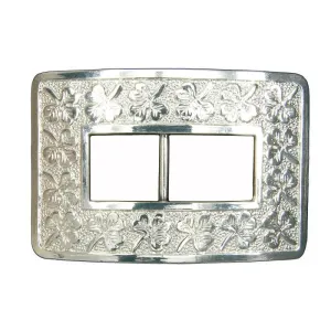 Irish Pipers Silver Shoe Buckle British Army