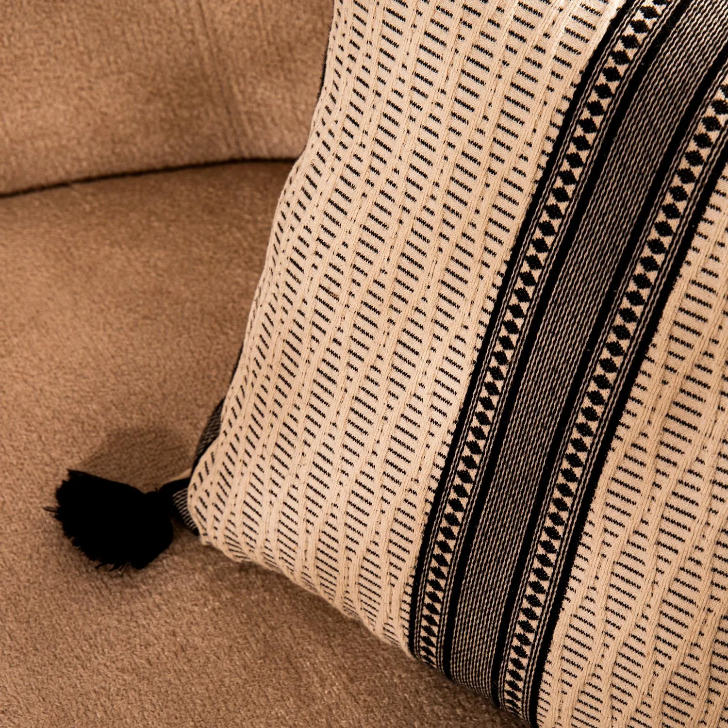 Iva Mika Organic Cotton Throw Pillow Cover