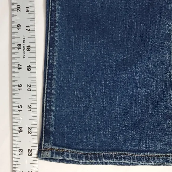 J. Crew Mid-Rise Flare Crop Jean in Signature Stretch Women's Size 24 Petite