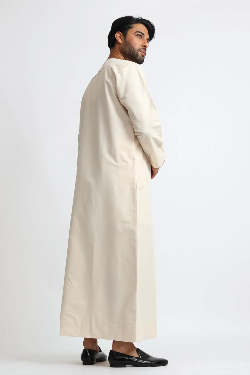 J101 Champagne Boys Pleated Emirati Thobe