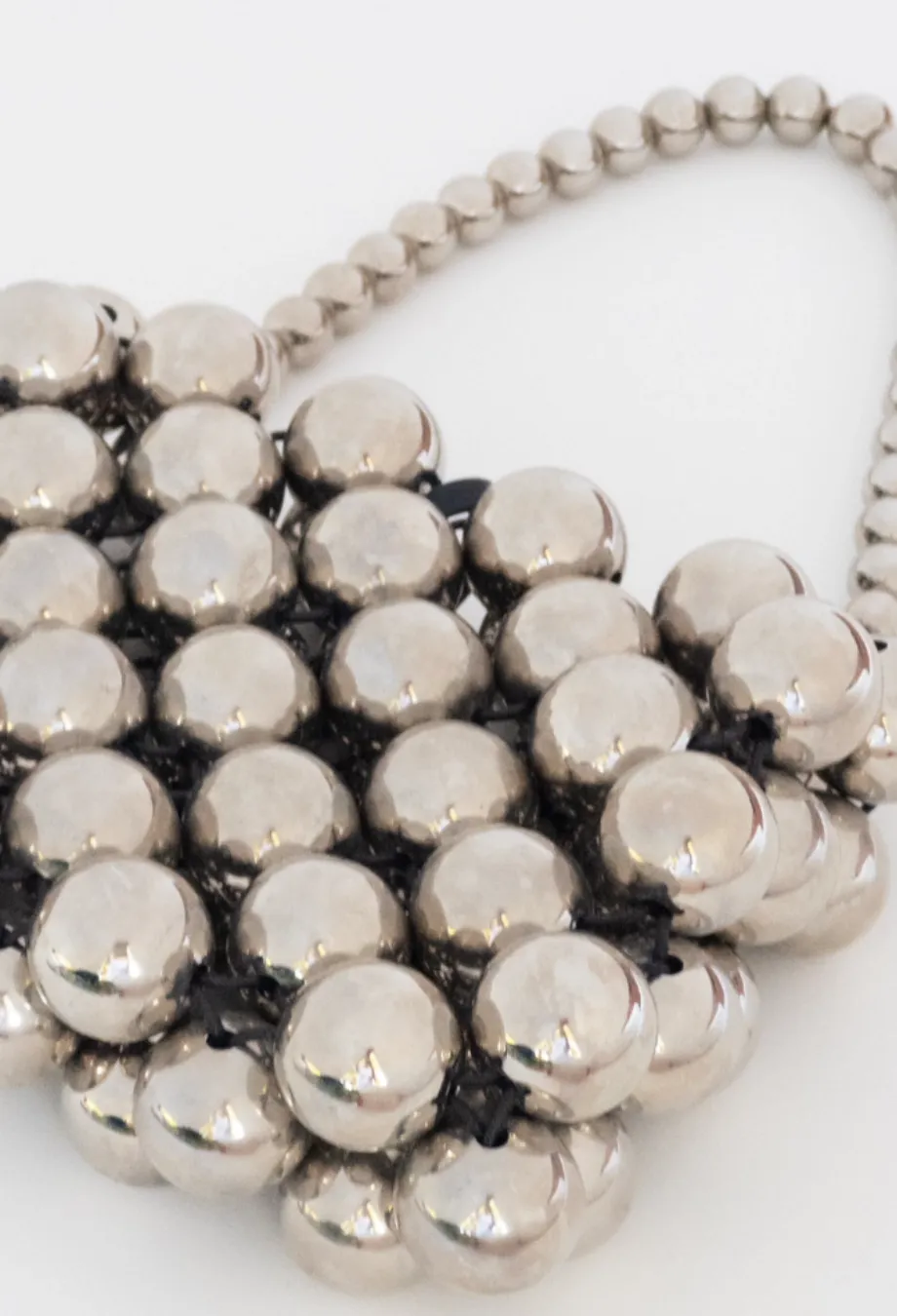 Jil Sander Silver Sphere Handbag