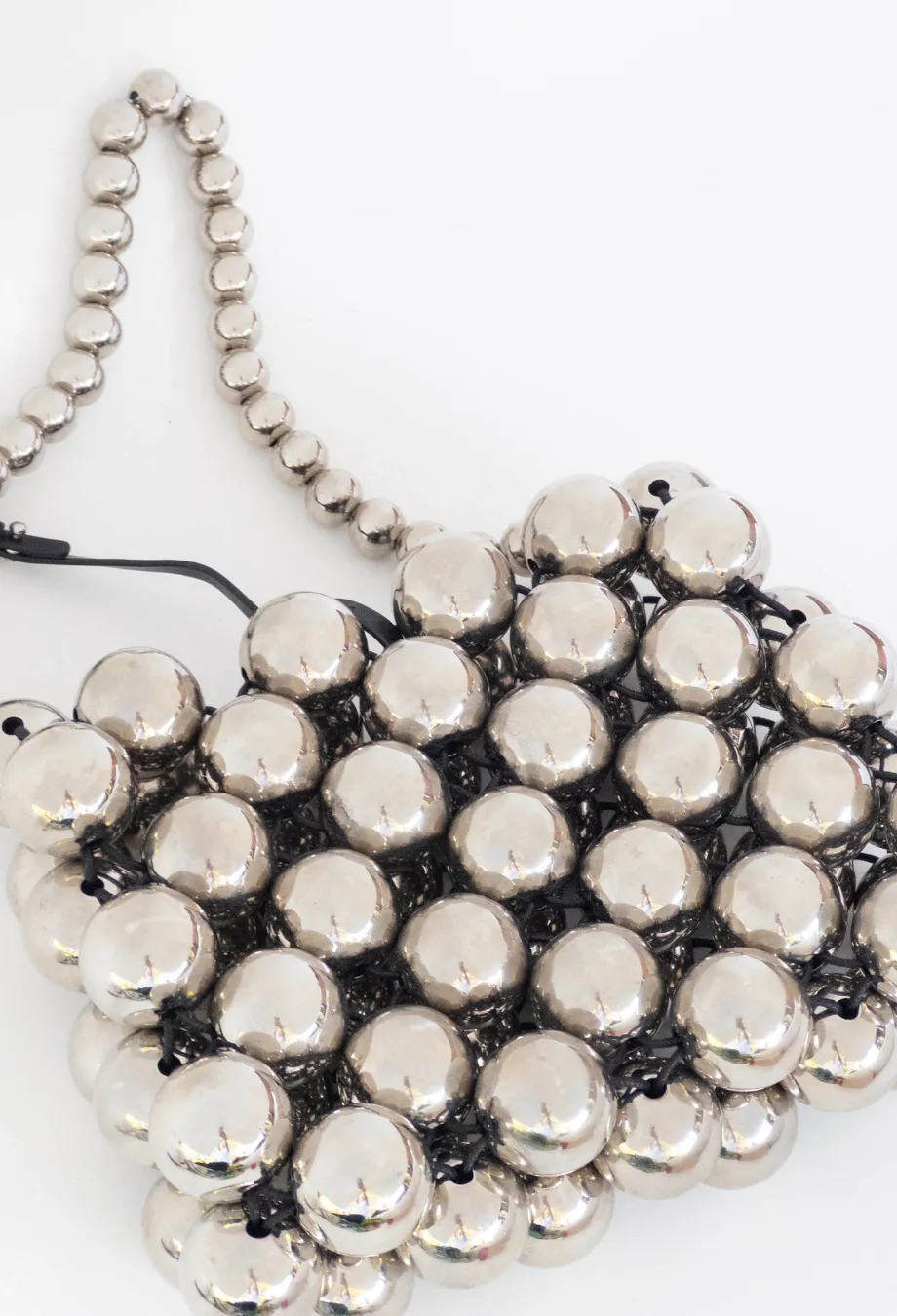 Jil Sander Silver Sphere Handbag