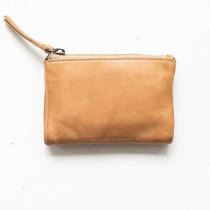 JUJU & CO Small Capri Wallet - Natural Leather