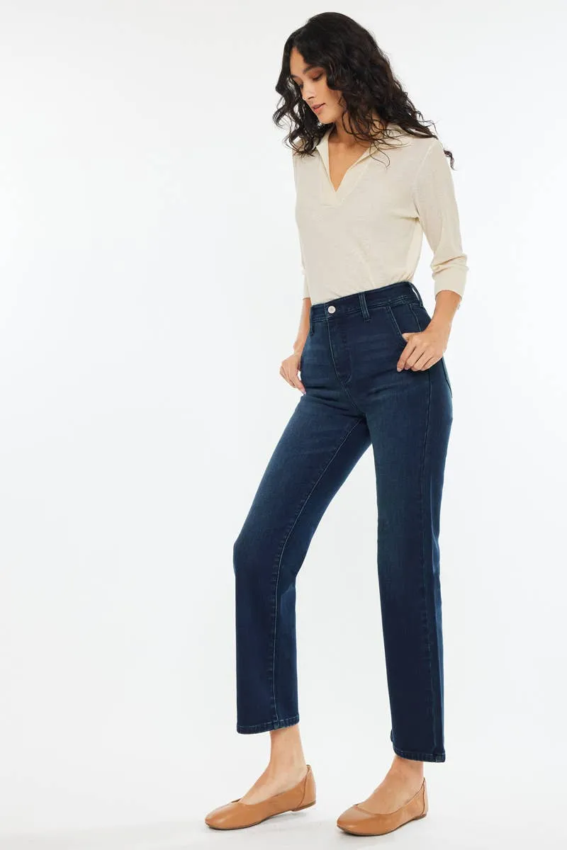 KANCAN Benji Fleece Straight Dark Jeans