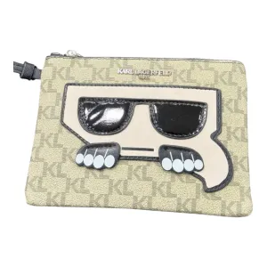 Karl Lagerfeld Monogram Pouch – Classic KL Icon Edition 👓🖤