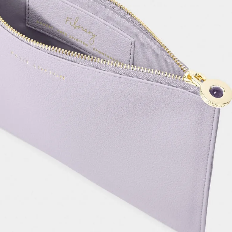 Katie Loxton Birthstone Pouch - February