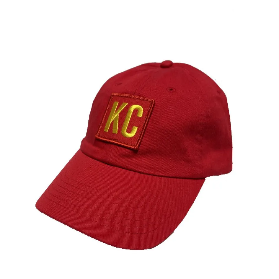 KC PATCH - ADJ RED/GOLD