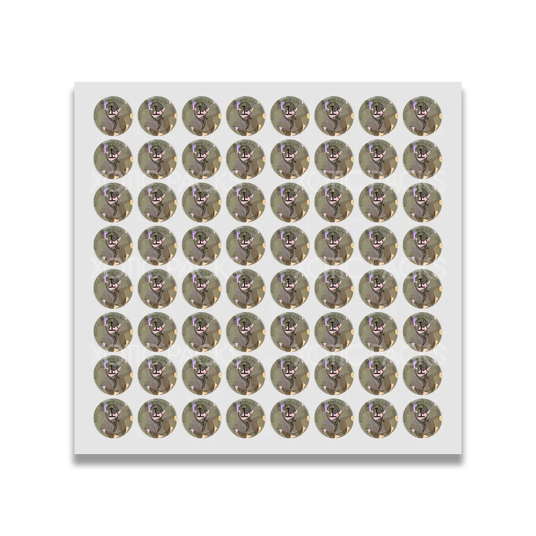Key Lime Marshmallow Mylar Bag 3.5 Grams with Labels and Stickers