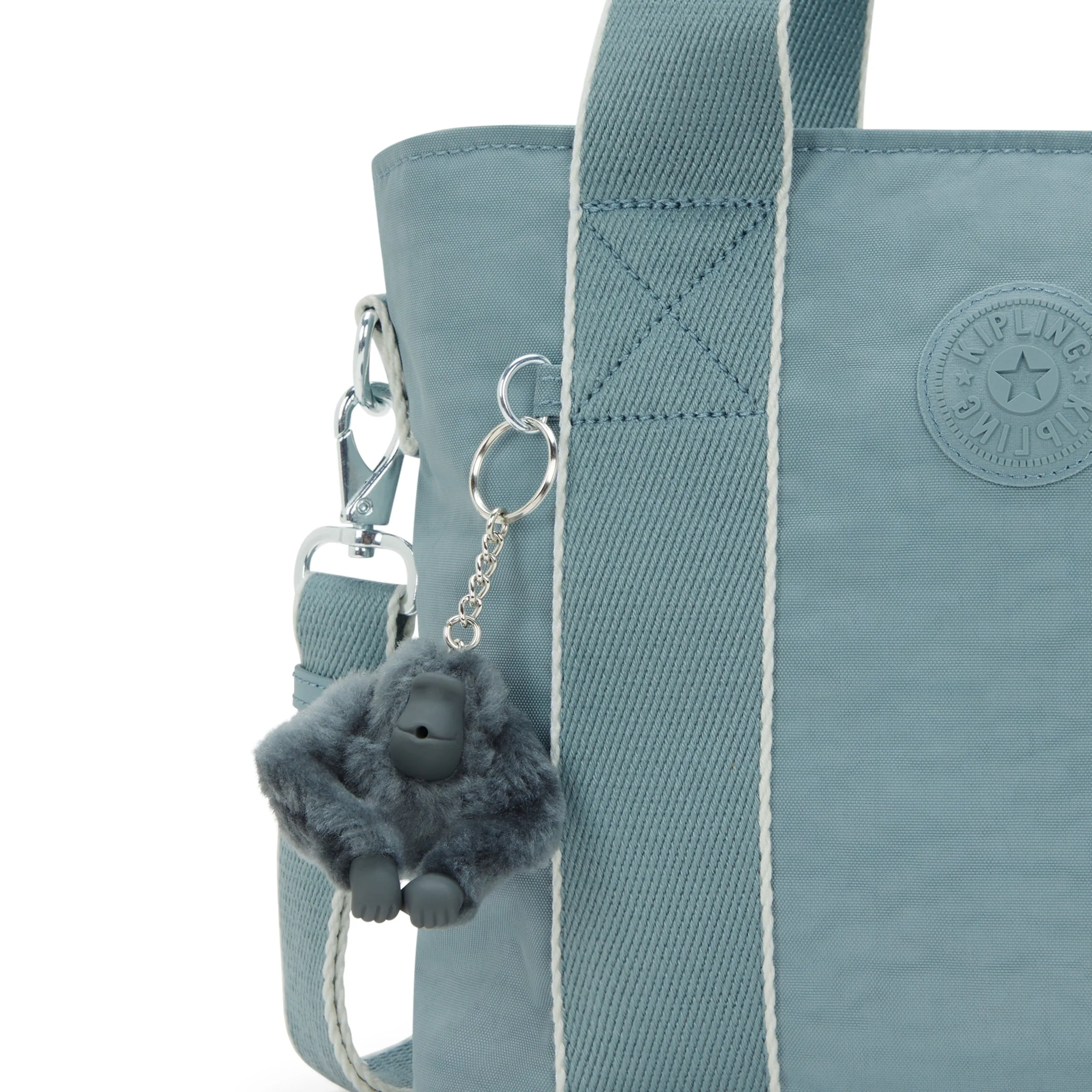 Kipling Minta M Relaxed Grey Medium Tote I7725-3NL