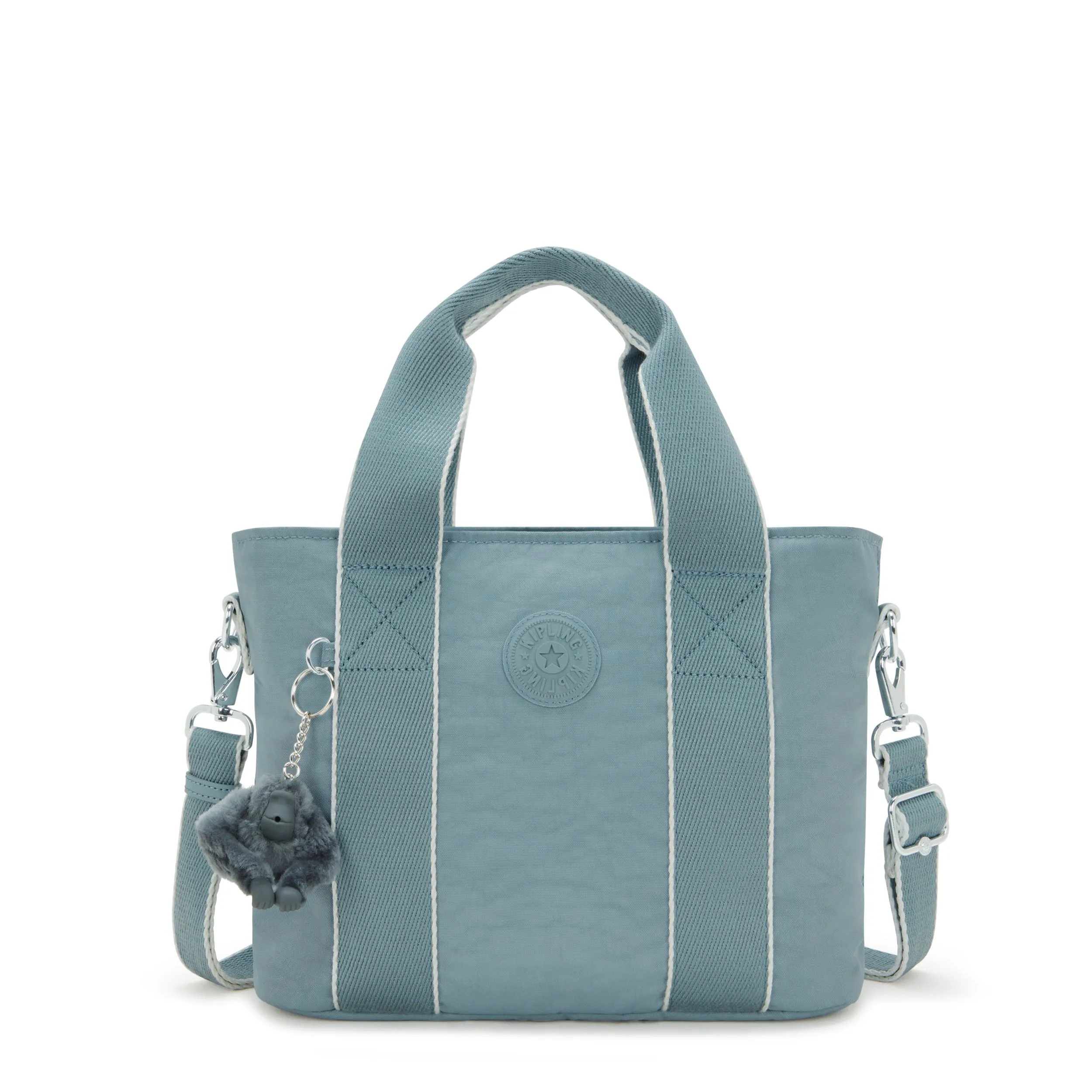 Kipling Minta M Relaxed Grey Medium Tote I7725-3NL