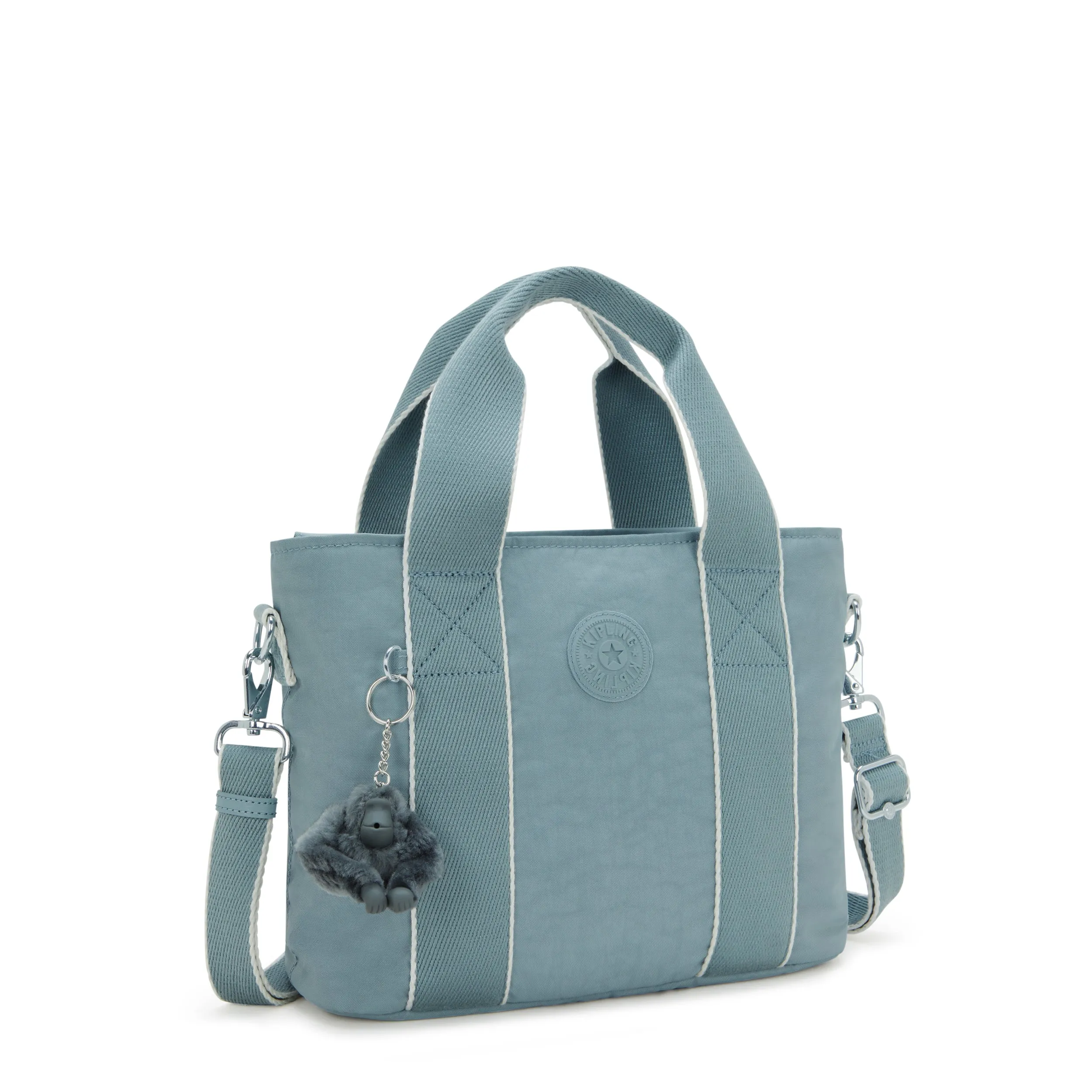 Kipling Minta M Relaxed Grey Medium Tote I7725-3NL