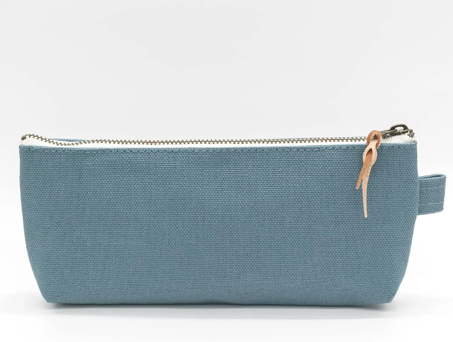 Kurashiki Canvas Pen Case - Olive Green