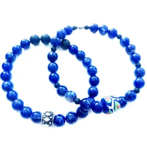 Lapis Bracelet Pair