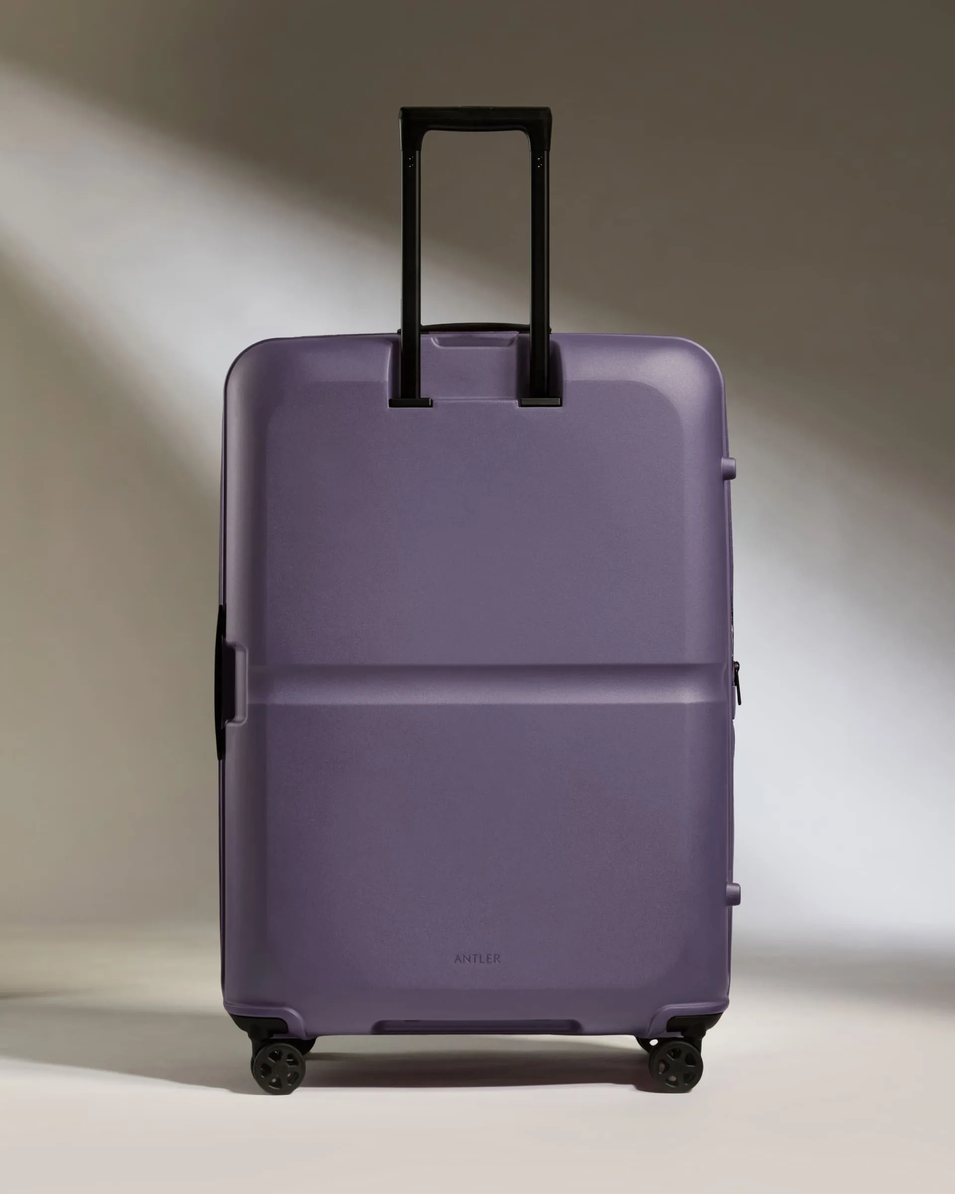 Large Luggage in Thistle Purple - Single Stripe