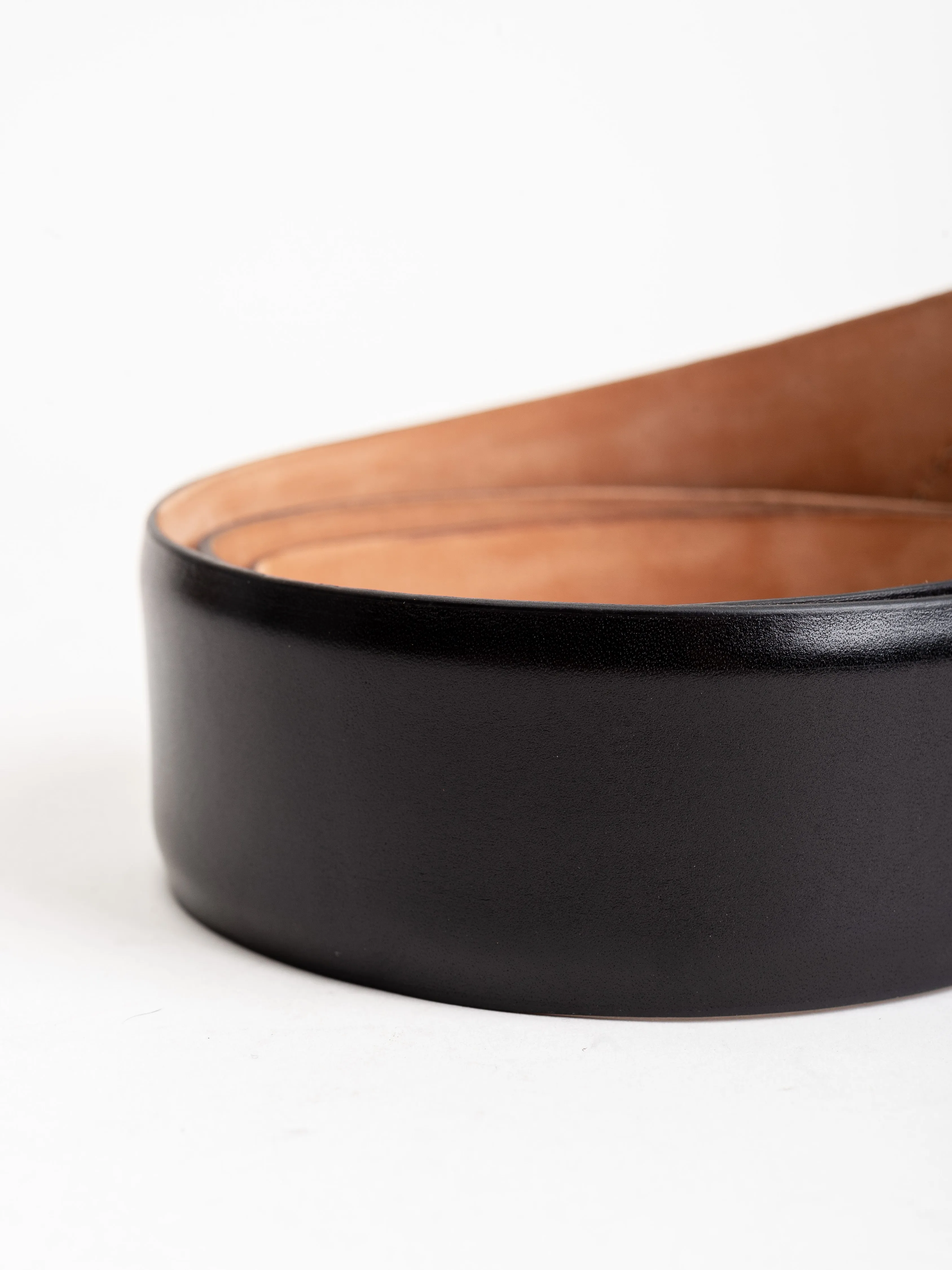 large tab belt - black