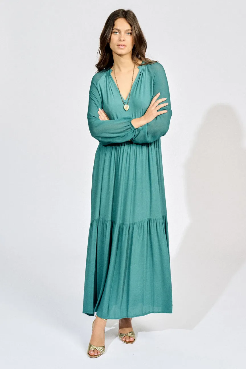 LAUREN VIDAL - Woven Dress, Paon