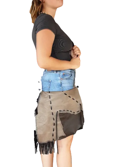 Leather Crossover Messenger Handbag