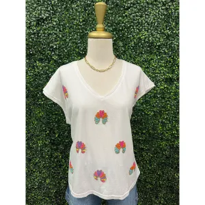 Leilani Beaded T-Shirt