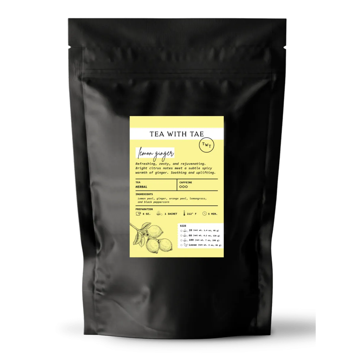 Lemon Ginger Pouch