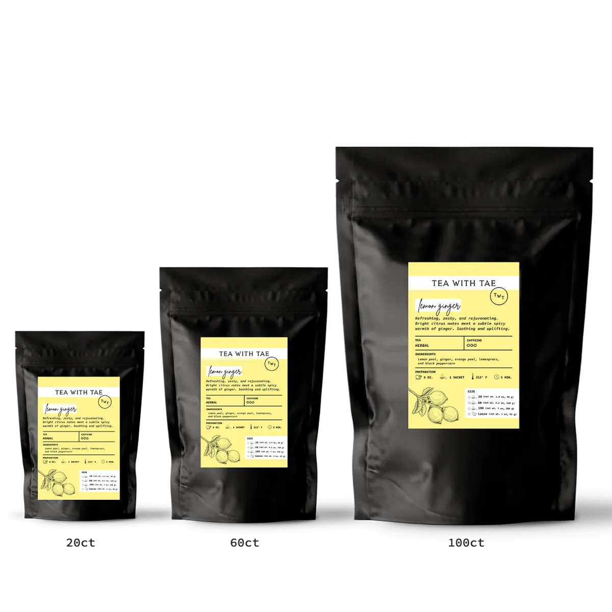Lemon Ginger Pouch