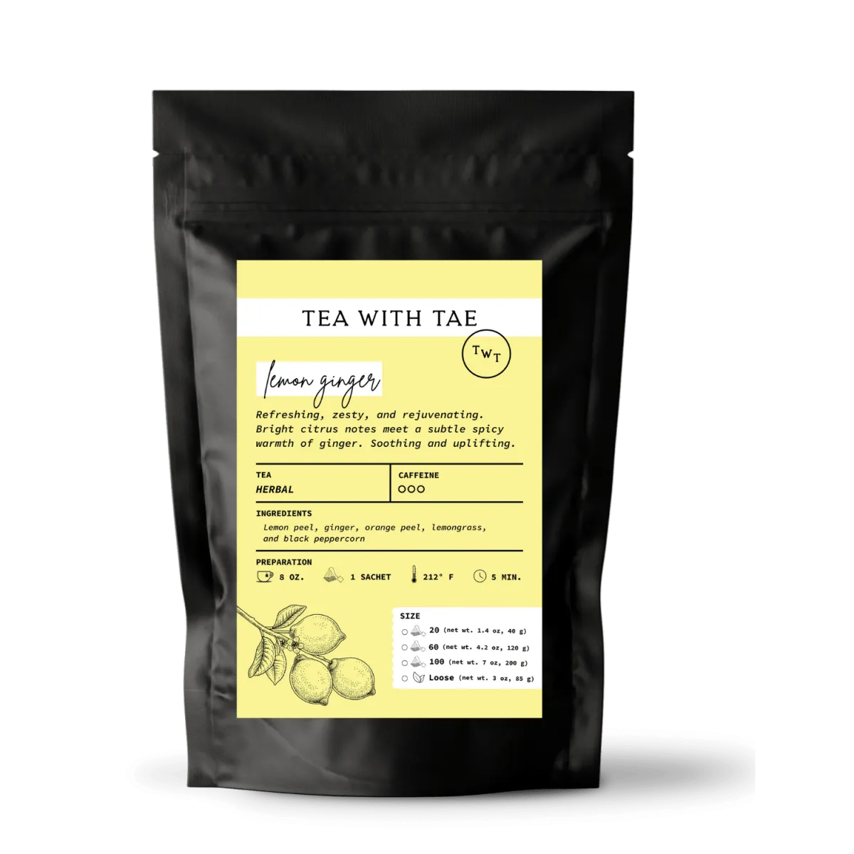 Lemon Ginger Pouch