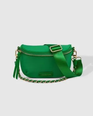 LOUENHIDE Halsey Nylon Sling Bag - Apple Green