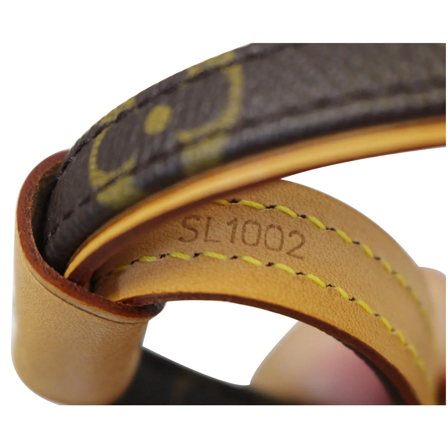 LOUIS VUITTON Baxter MM Monogram Canvas Leash Lead Brown