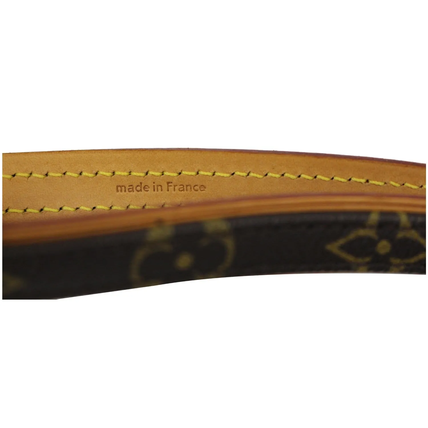 LOUIS VUITTON Baxter MM Monogram Canvas Leash Lead Brown
