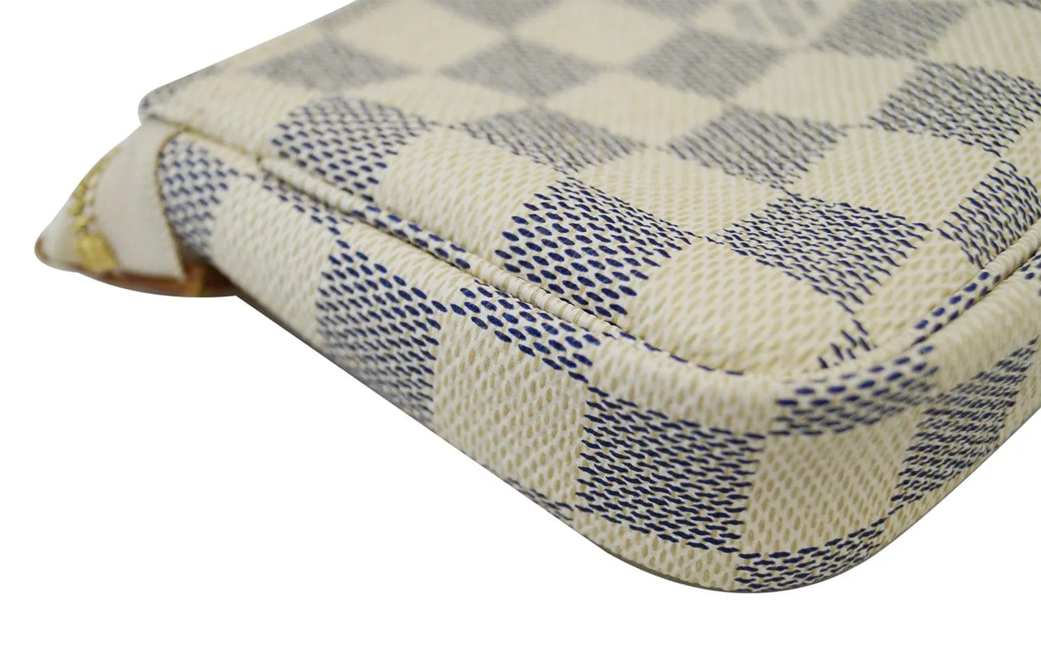 LOUIS VUITTON Damier Azur Mini Pochette Accessoires Pouch