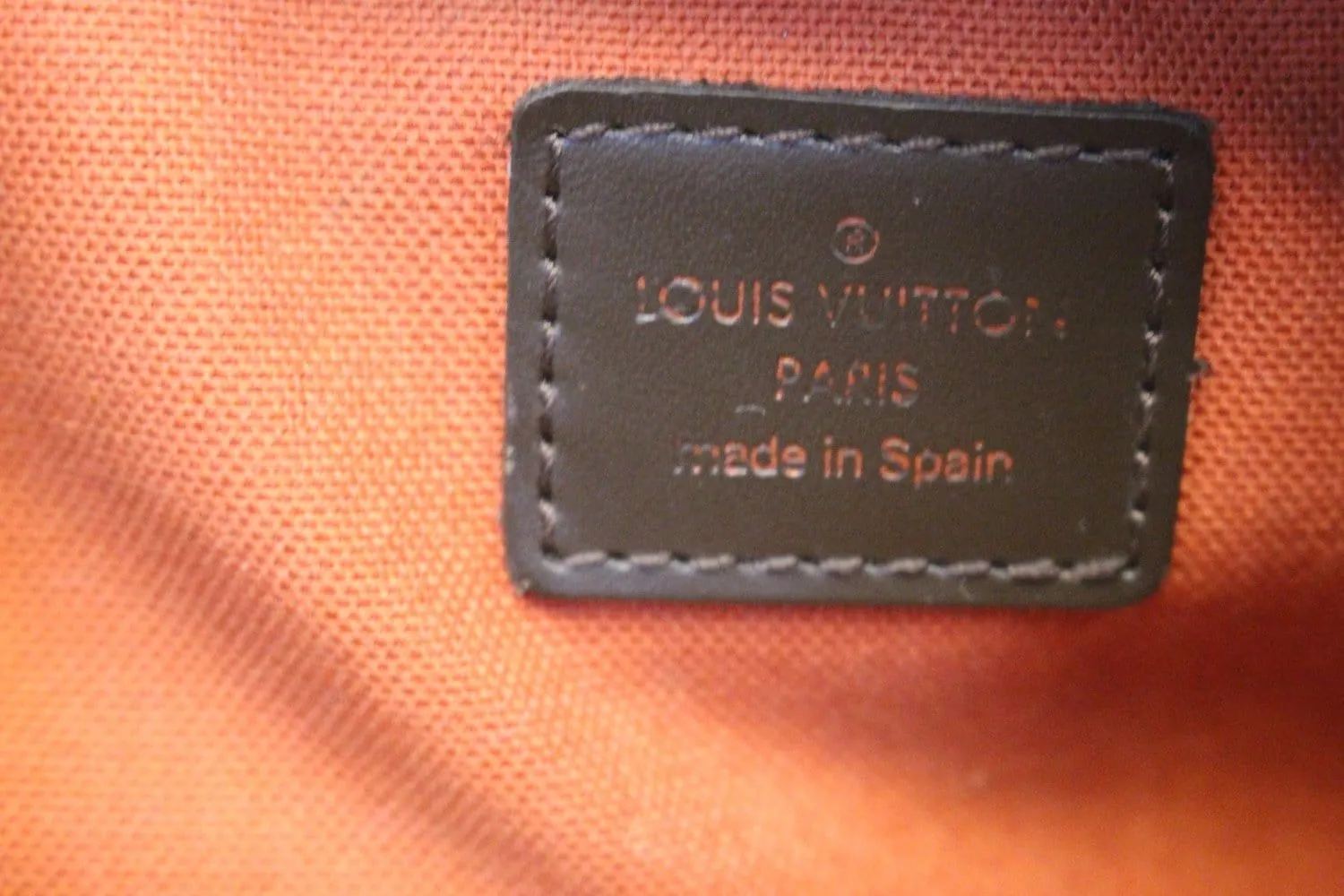 LOUIS VUITTON Damier Canvas Geronimos Brown Hip Bag