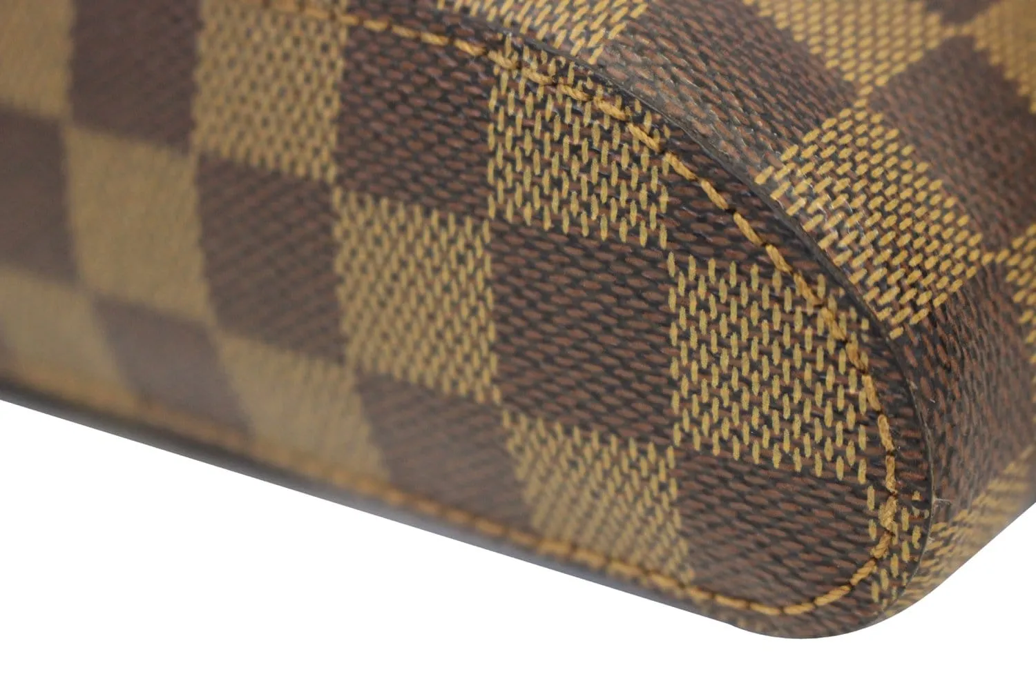 LOUIS VUITTON Damier Canvas Geronimos Brown Hip Bag