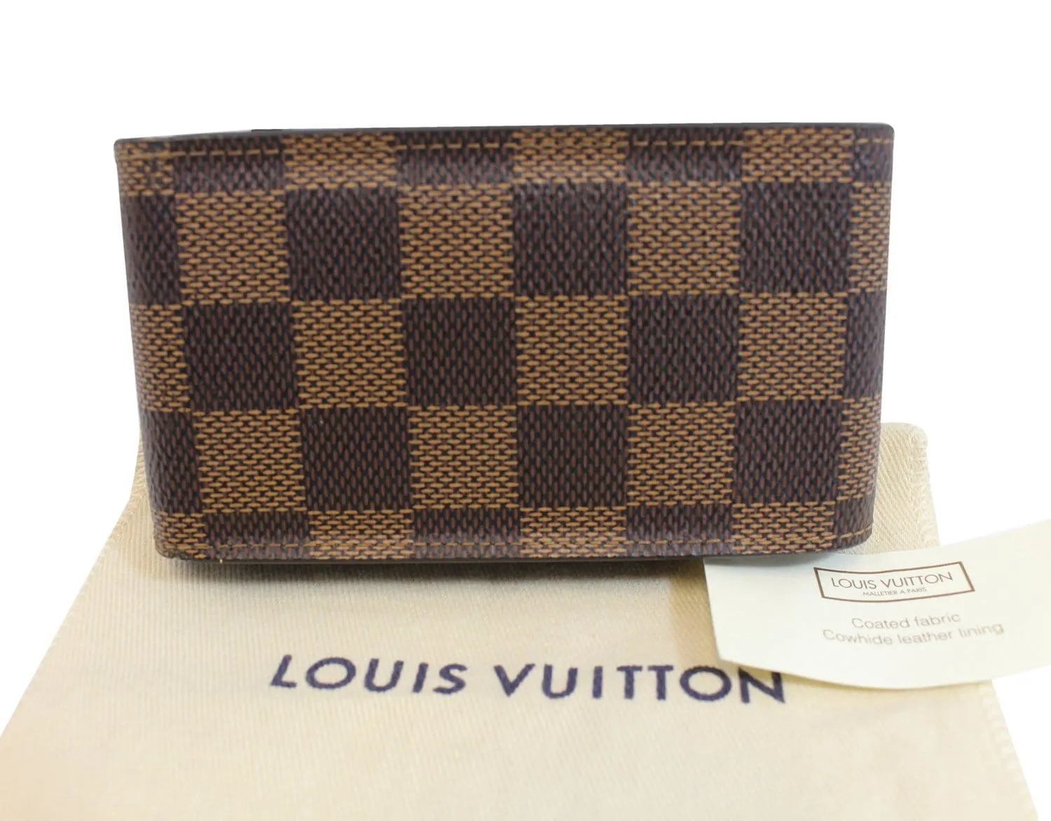 LOUIS VUITTON Damier Ebene Etui Cigarettes Case