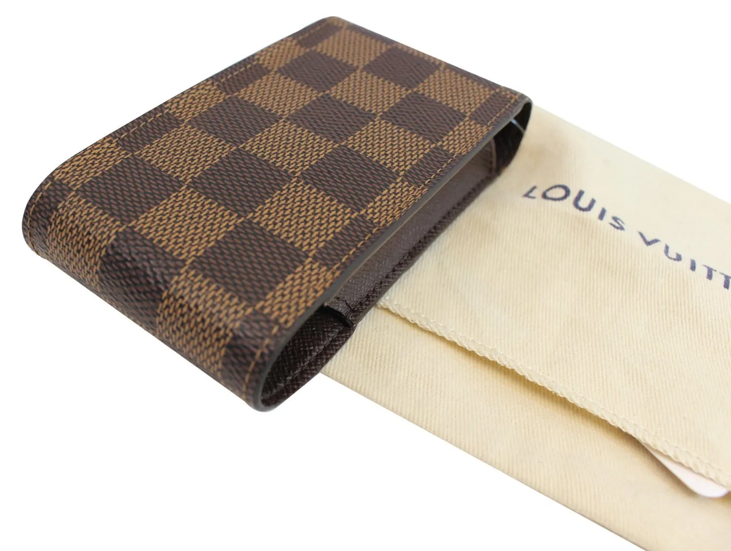 LOUIS VUITTON Damier Ebene Etui Cigarettes Case