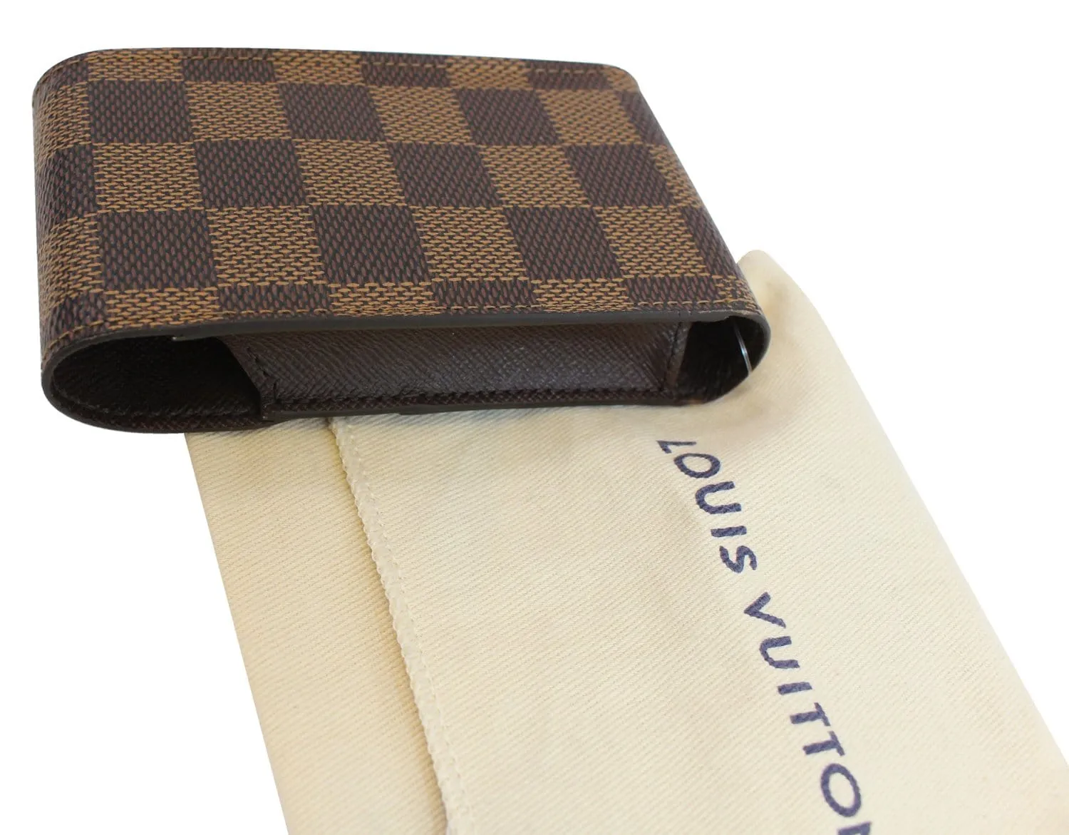 LOUIS VUITTON Damier Ebene Etui Cigarettes Case