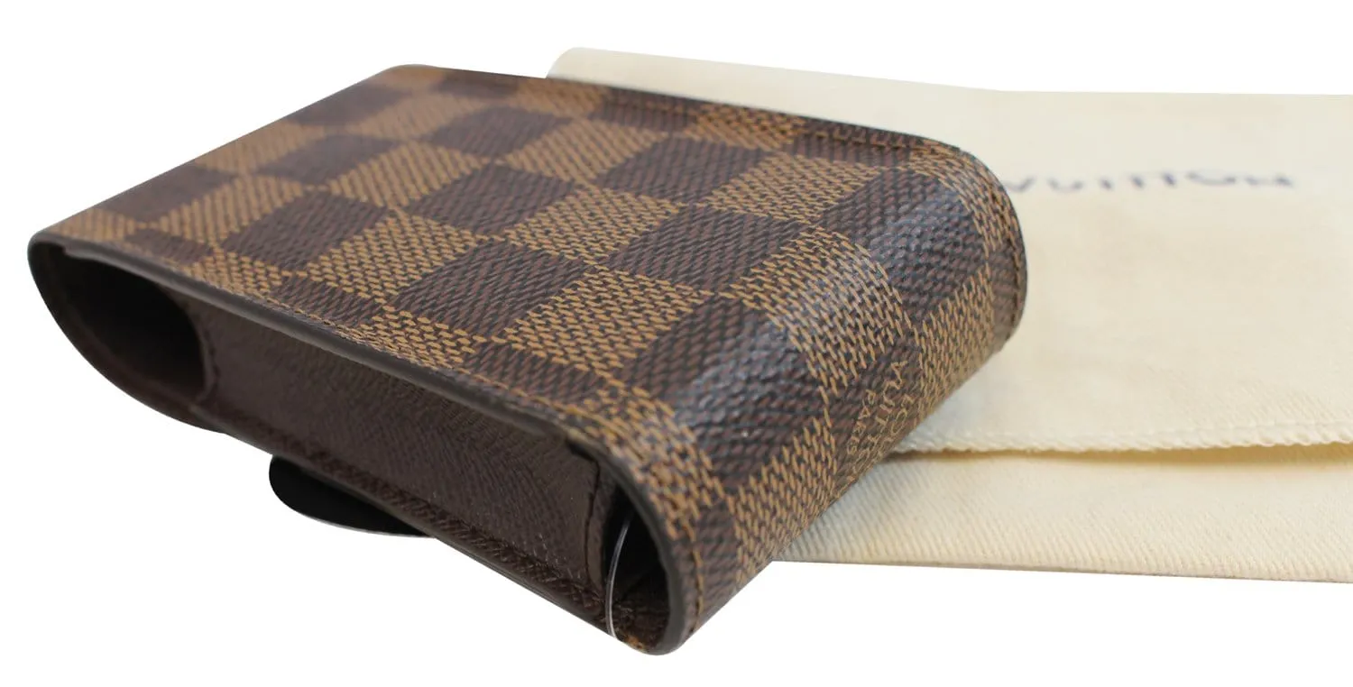 LOUIS VUITTON Damier Ebene Etui Cigarettes Case