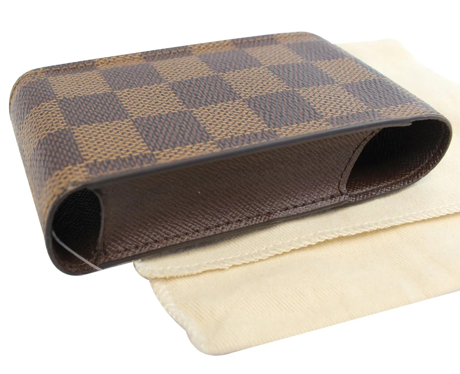 LOUIS VUITTON Damier Ebene Etui Cigarettes Case