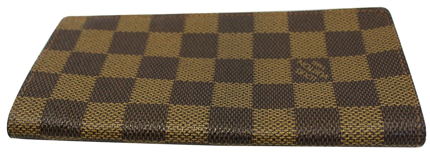 LOUIS VUITTON Damier Ebene Etui Lunettes Simple Glasses Case