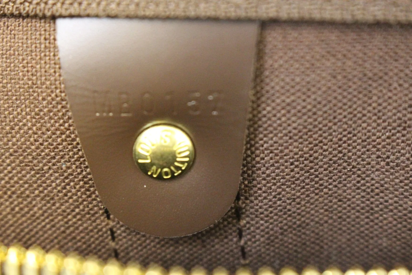 LOUIS VUITTON Damier Ebene Keepall 45 Travel Bag