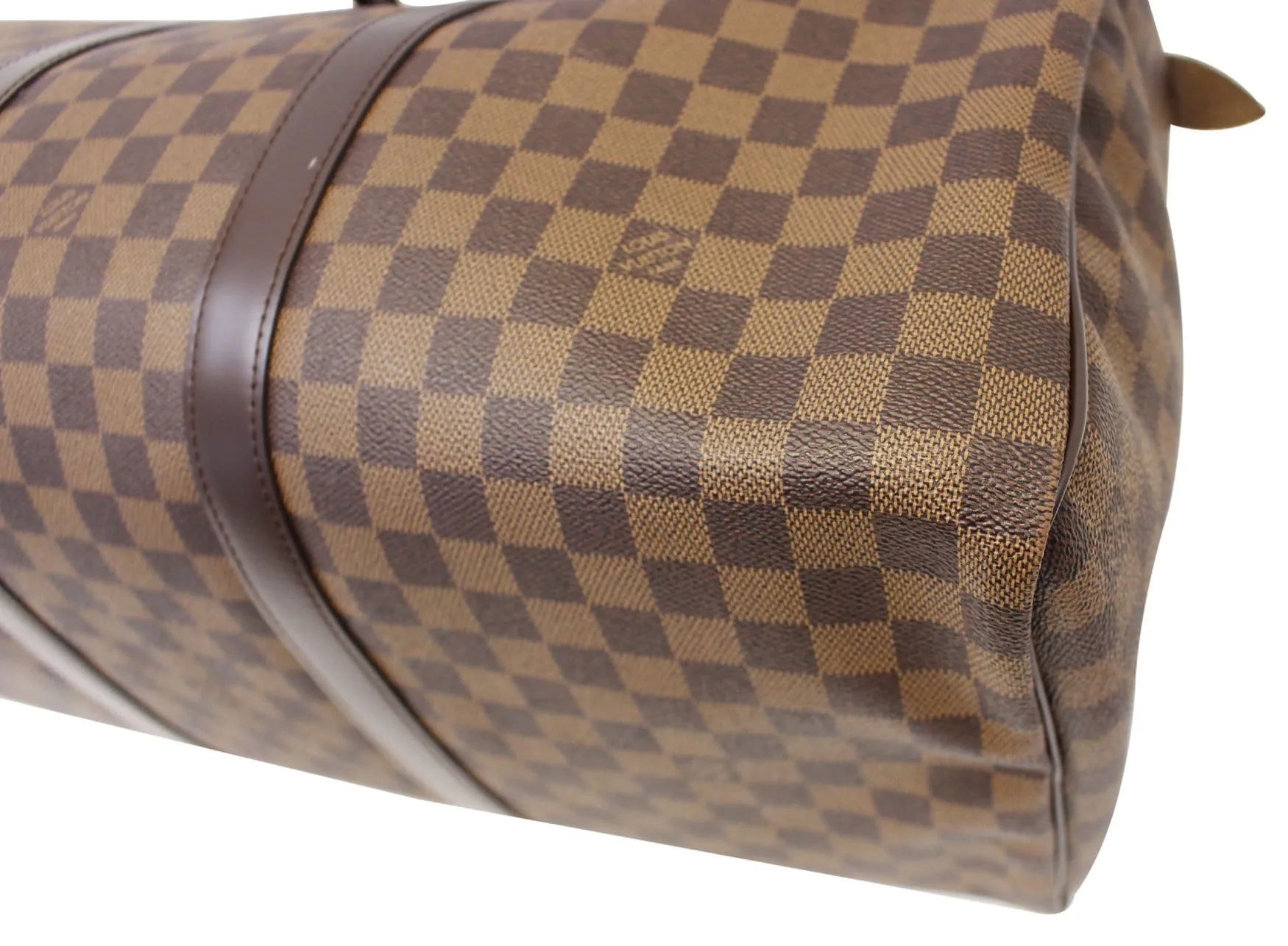 LOUIS VUITTON Damier Ebene Keepall 45 Travel Bag