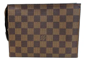 LOUIS VUITTON Damier Ebene Poche Toilette 19 Cosmetics Pouch
