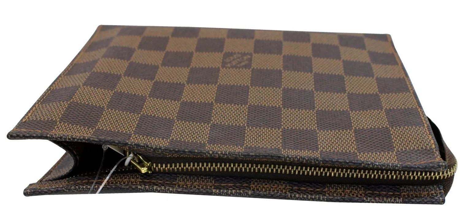 LOUIS VUITTON Damier Ebene Poche Toilette 19 Cosmetics Pouch
