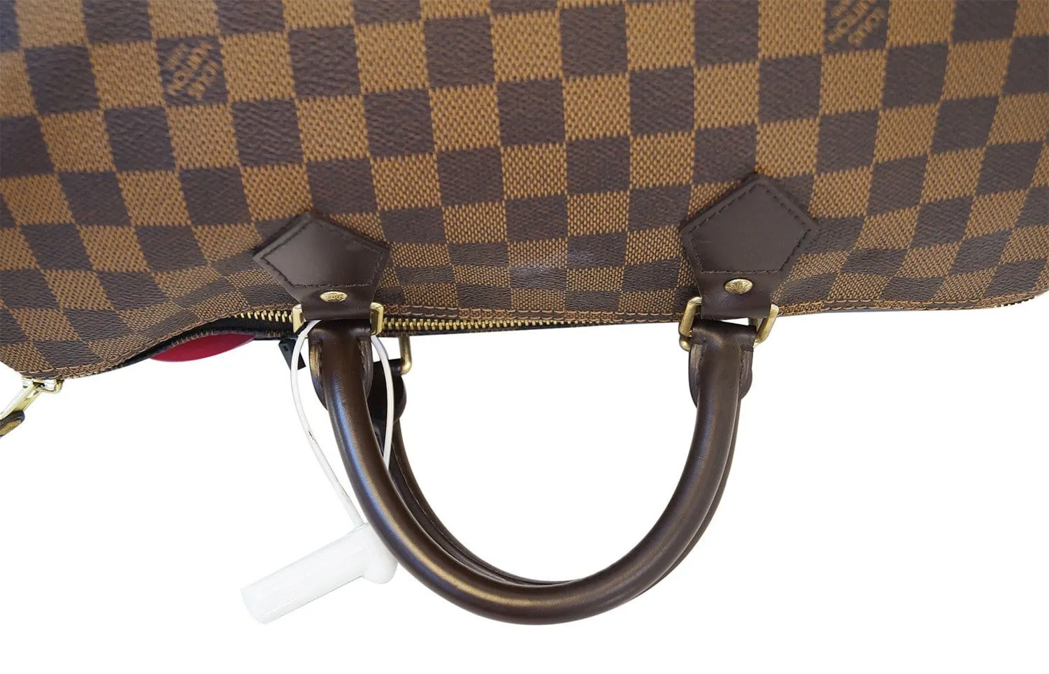LOUIS VUITTON Damier Ebene Speedy 35 Handbag